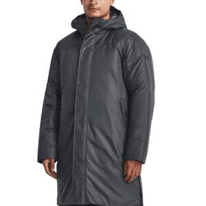 Under Armour Men's UA Storm Insulated Poly Fill Bench Jacket Coat Gray XL